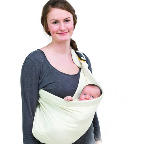 over the shoulder baby sling